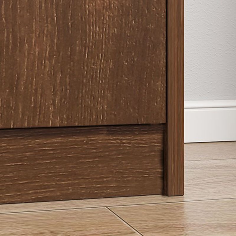 Contemporary Dining Server with Drawers Engineered Wood Buffet Server