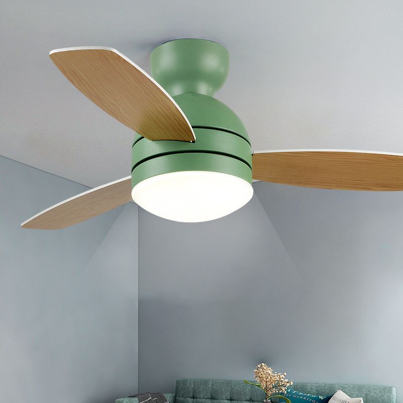 Dome LED plafondventilator Licht Macaron Acryl Kids Slaapkamer Dineruimte Mount Light