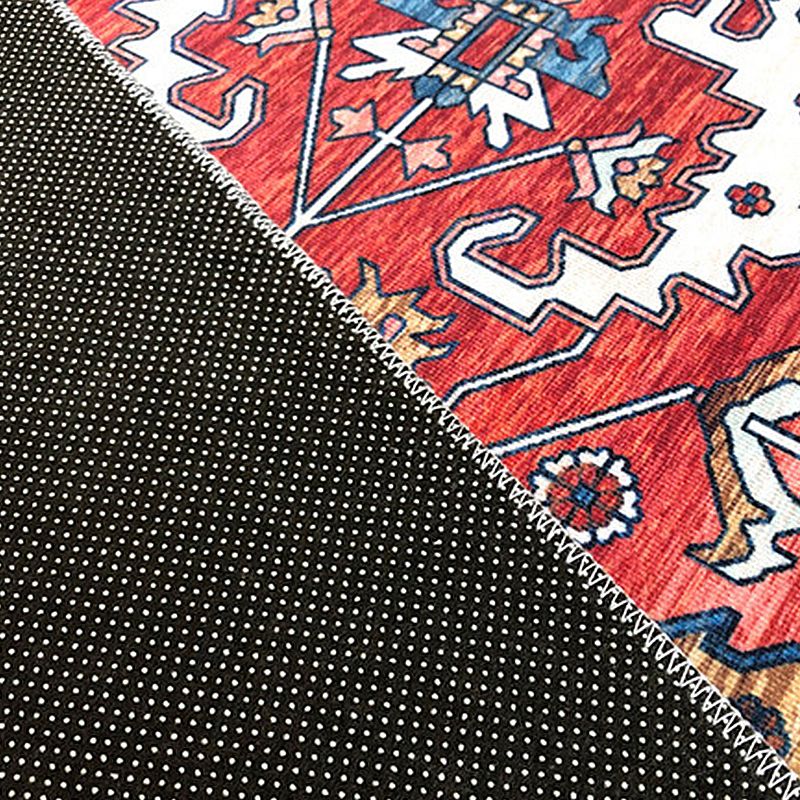 Stylish Area Carpet Vintage Tiger Pattern Area Rug Polyester Anti-Slip Carpet for Home Decor