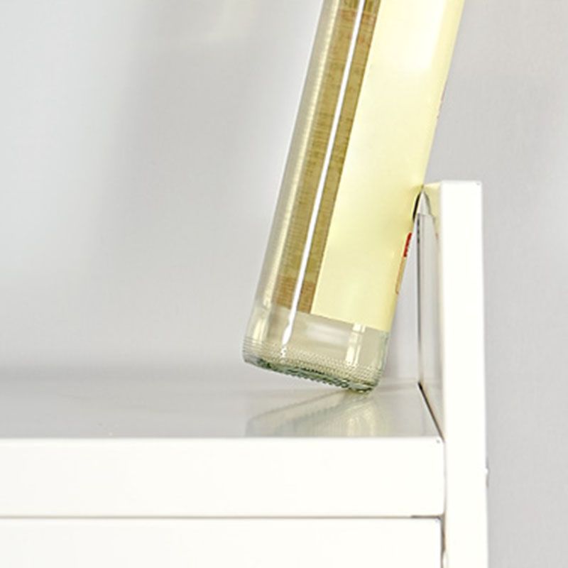 Closed Bookshelf Modern Metal Bookshelf Home Living Room Bookcase with Doors