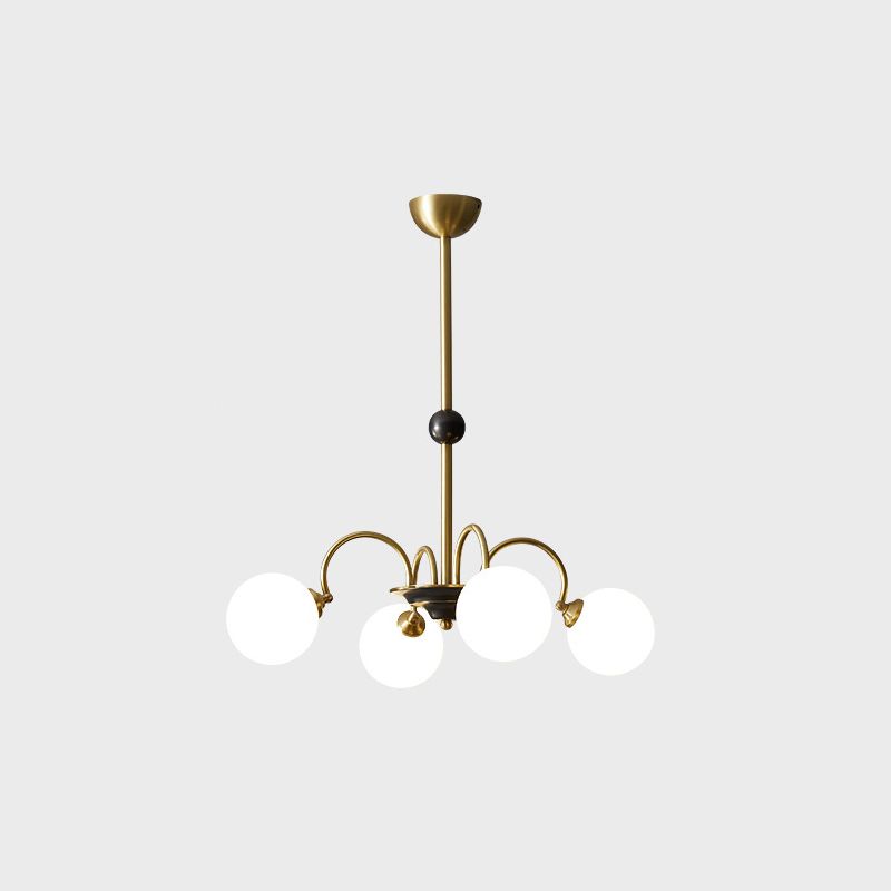 Café de lámparas de lámpara de vidrio contemporáneo Restaurante Multi colgante Luz