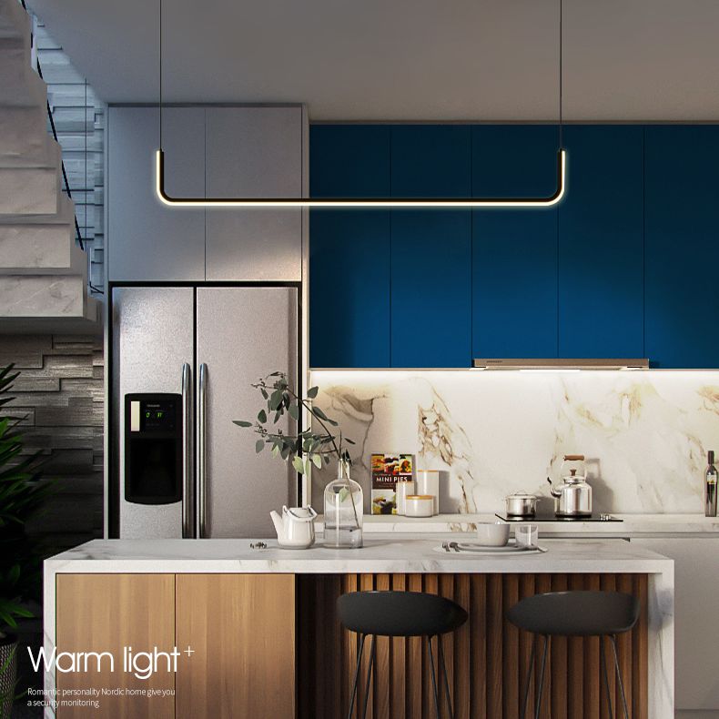 Overlapping Island Pendant Lights Ultra-Contemporary Acrylic Island Pendant Lights for Restaurant