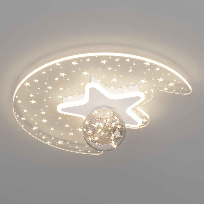 Bedroom Ceiling Mount Light Fixture Metal LED Modern Ceiling Lamp Fixture