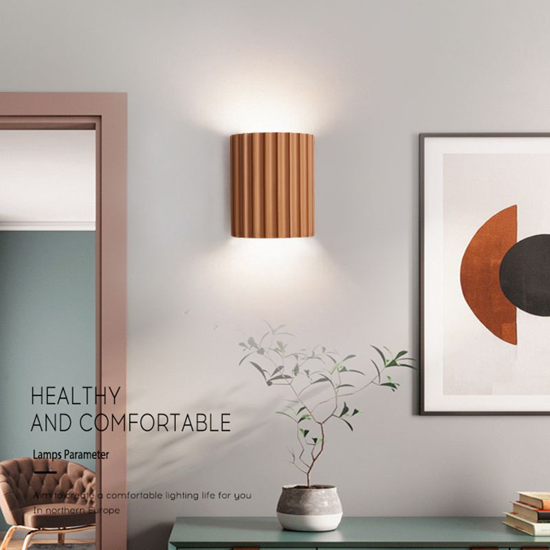 Flush Mount Wall Light Contemporary Polish Finish Lighting for Dining Room