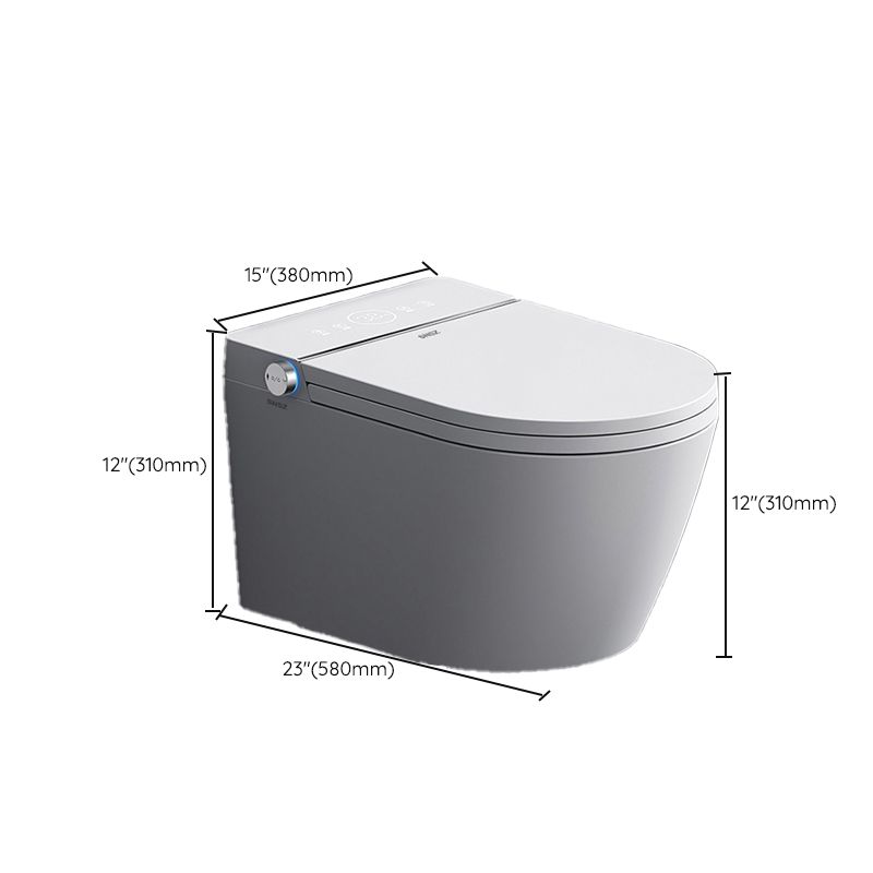 Contemporary One Piece Toilet Bowl Wall Mount Urine Toilet for Bathroom