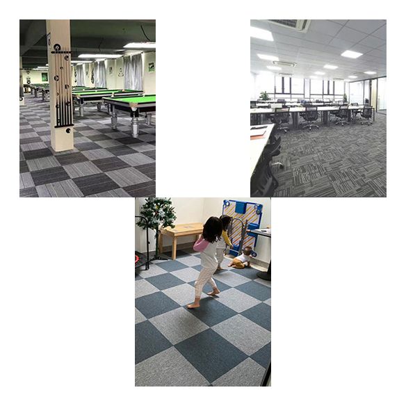 Modern Carpet Floor Tile Level Loop Self Adhesive Stain Resistant Carpet Tiles