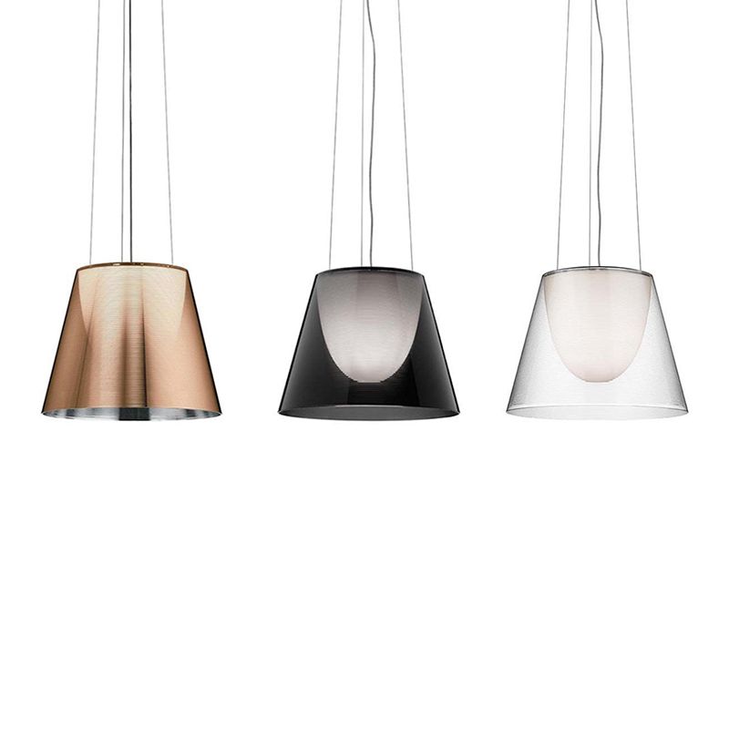 1 Light Barrel Hanging Pendant Modern Style Metal Hanging Lighting for Living Room