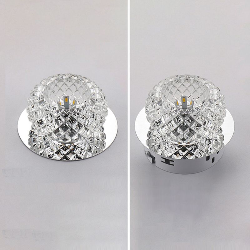 Modern Globe Ceiling Flush Mount Lights Crystal Ceiling Lights