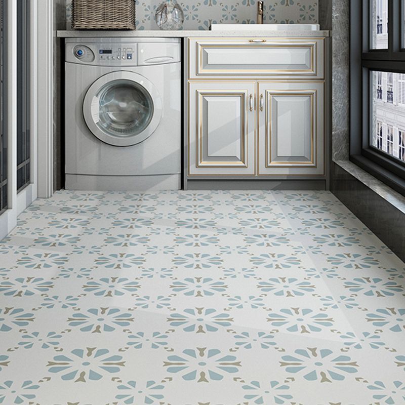 Modern PVC Flooring Peel and Stick Geometric Printed Vinyl Plank Flooring