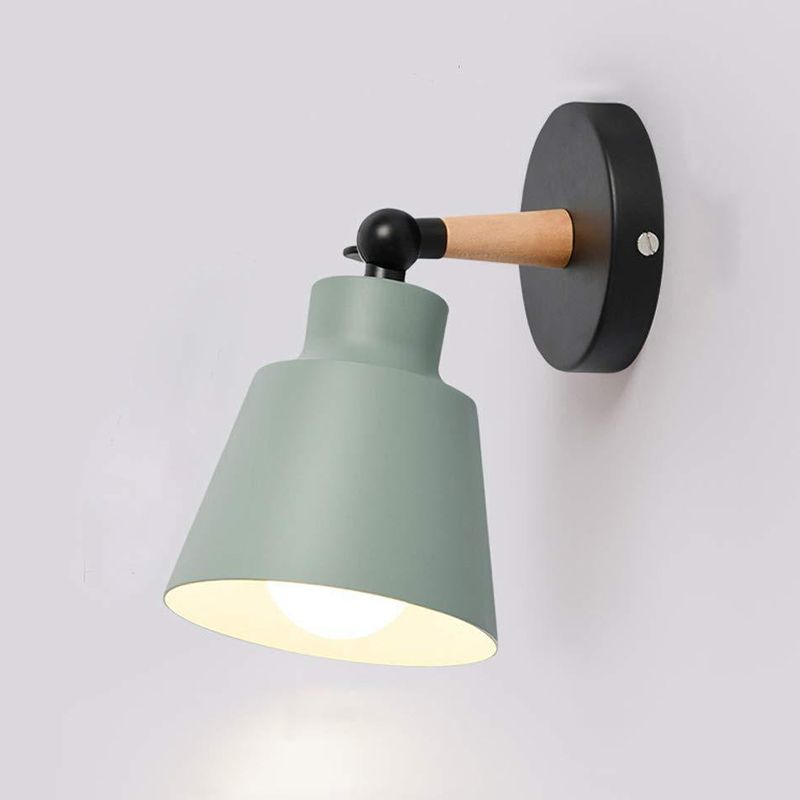 Cone Wall Lighting Fixture Modern Style Metal Wall Mounted Light Fixture for Bedroom