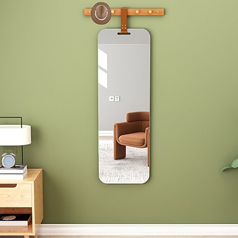 Wall-Mounted Hall Stand with Mirror Included Hall Tree for Living Room