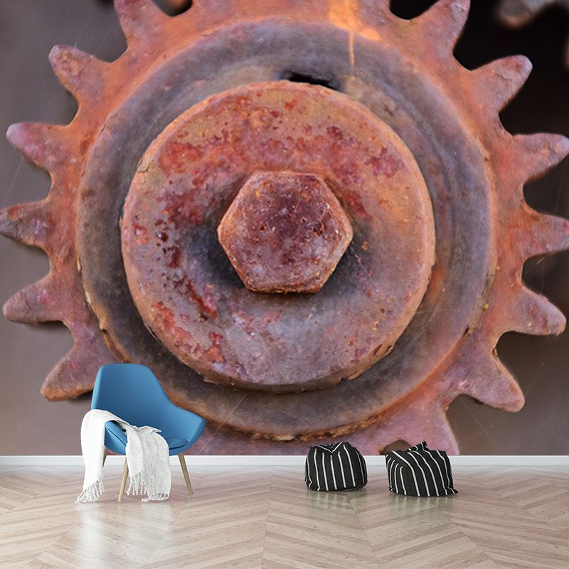 Customized Photography Style Metal Mural Eco-friendly Wallpaper for Garage