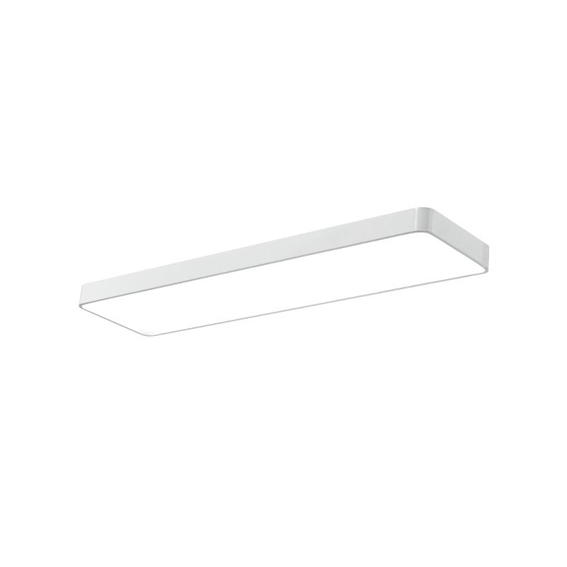 Moderne LED-strip flush mount plafond licht zwart & witte lamp voor kantoor