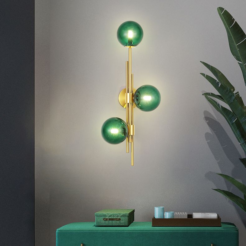 Glasbällchen Leuchte Leuchte Nordische Wandhalterung Leuchte für Schlafzimmer