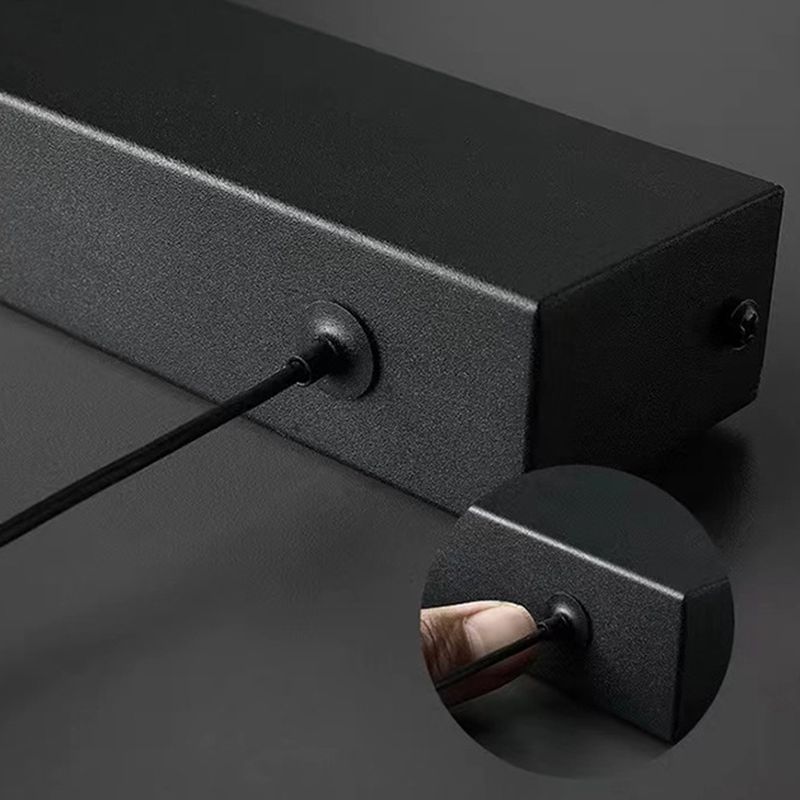 Modern Linear Hanging Island Light LED Hanging Lighting Fixture for Sitting Room