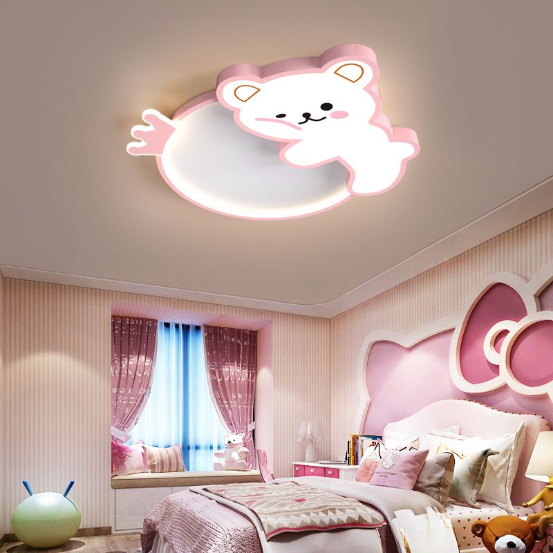 Ours Style Simple LED plafonniers belle lampe encastrée pour chambre chambre d'enfant