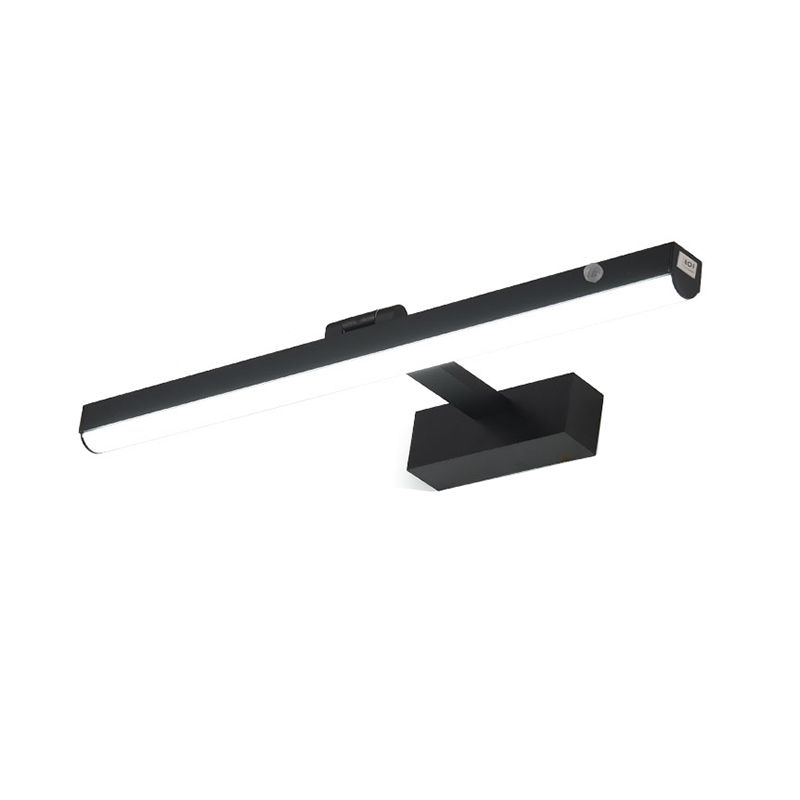 1 Fissaggio di illuminazione da vanità sottile leggera Luci a specchio a led in metallo moderno