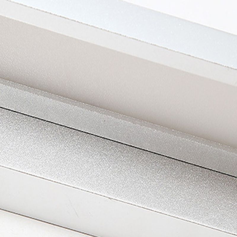 Lámparas de pared de tocador rectangular estilo moderno de aluminio de estilo minimalista de tocador de aluminio