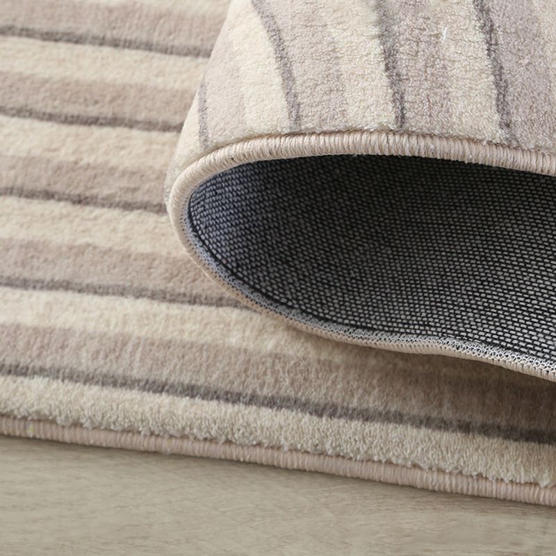 Tapis nordique blanc tapis en grume de couleur polyester