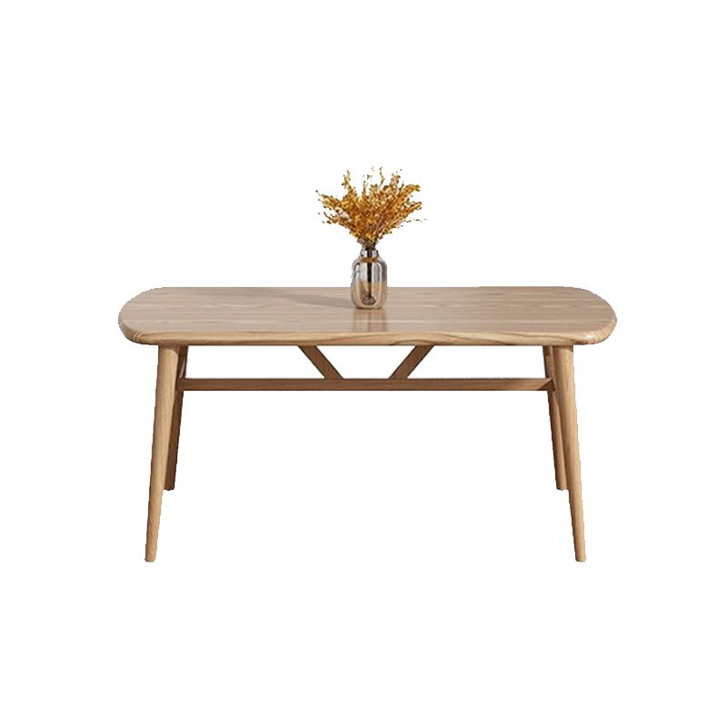 Modern Style Wood Dining Table 4 Legs Dining Table for Dining Room