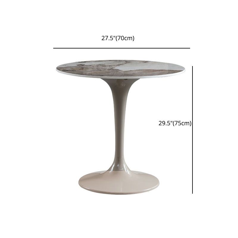 Modern 1/2/3/4 Pieces Dining Set Round White Dining Table Set for Home Use