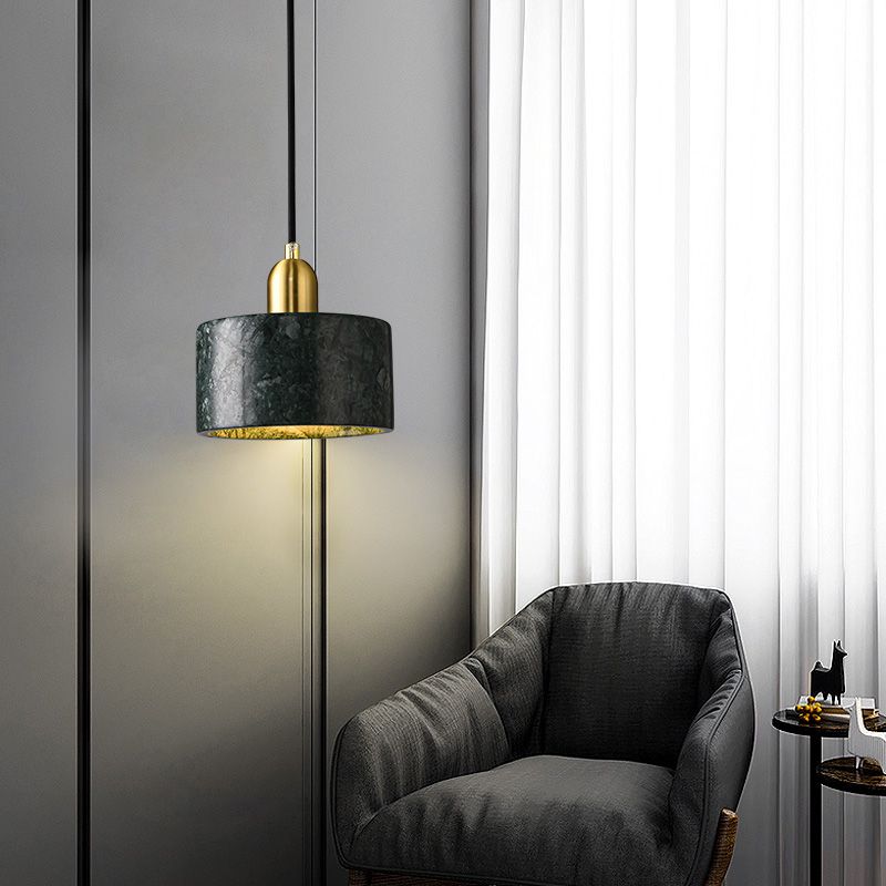 Plateau de luminaire en pierre simple style suspendu suspendu