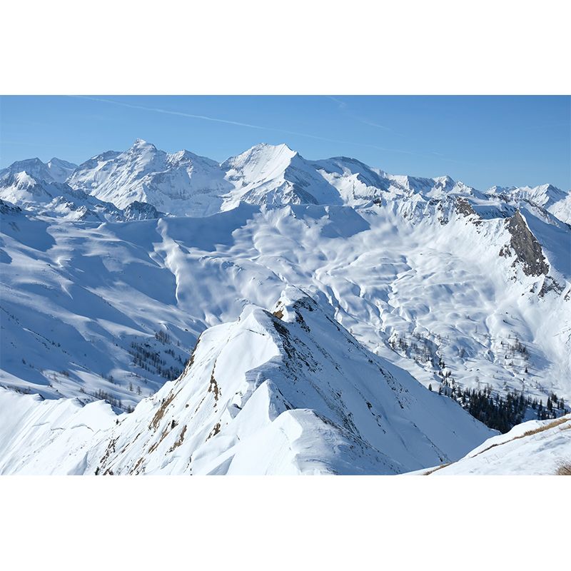 Horizontal Photography Mountain Mural Environment Friendly Wallpaper for Wall Decor