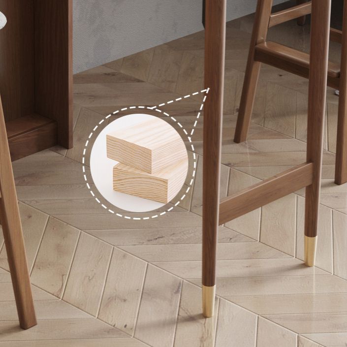 Modern Wood Rectangle Counter Table 2/3 Pieces Bar Table Set for Living Room