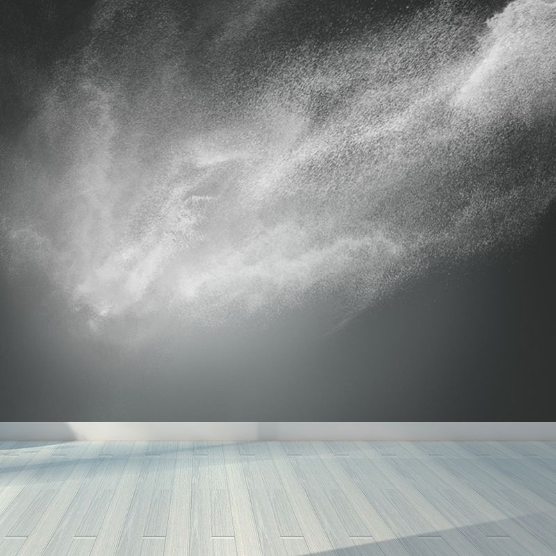 Slow Motion Explosion Scene Mural Modern Moisture Resistant Bedroom Wall Decor, Custom Made