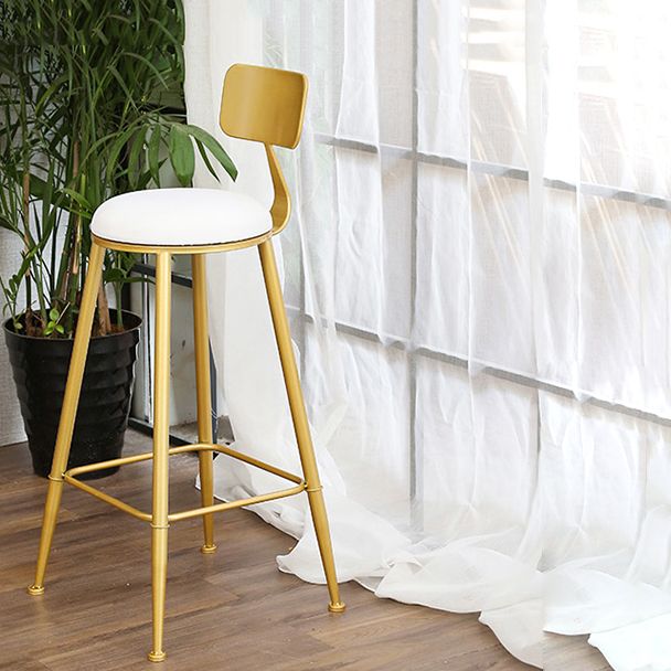 Glam 1/2/3/4/5 Pieces Round Bar Table Set Fixed Table Counter Set for Dining Room