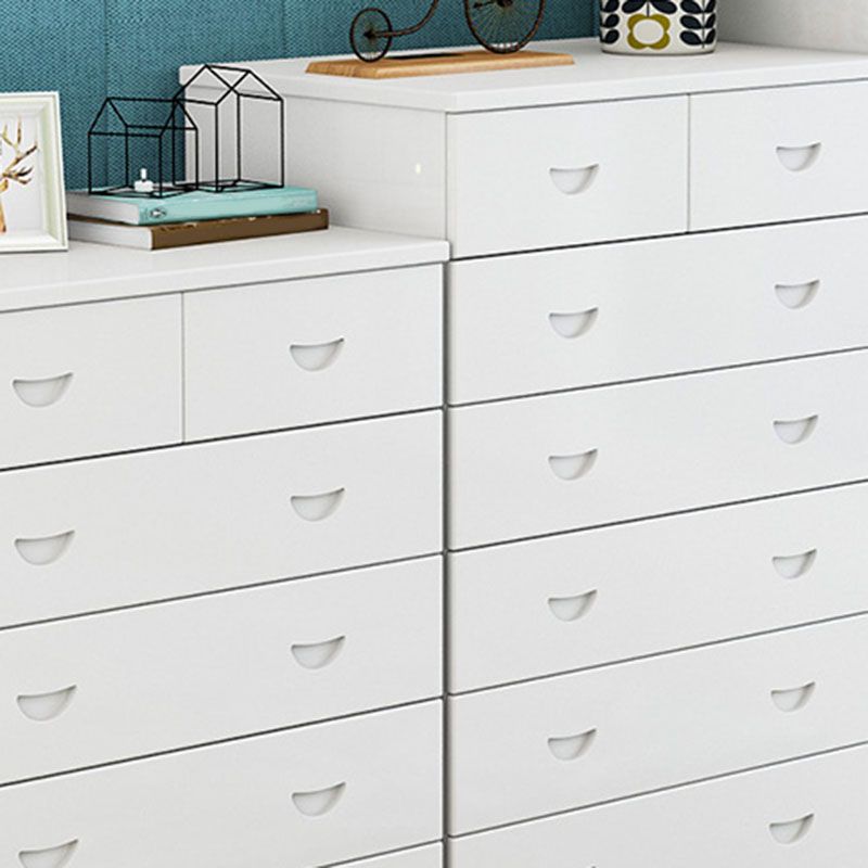 Modern Solid Wood Storage Chest Dresser Vertical Chest Without Mirror