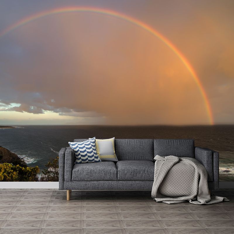 Boundless Sea Mural Environment Friendly Wallpaper Decoration for Living Room