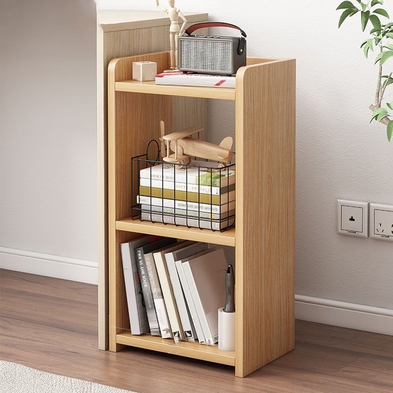 Contemporary Standard Shelf Bookcase Engineered Wood Open Bookcase