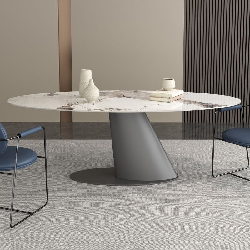 Modern Style Sintered Stone Dining Table Set 1/3/4/7 Pieces Dining Set