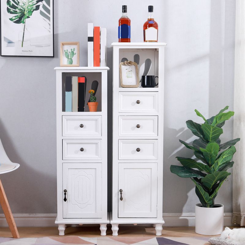 Nautical Bedroom Wooden Storage Chest Vertical 12" W Chest with Drawers