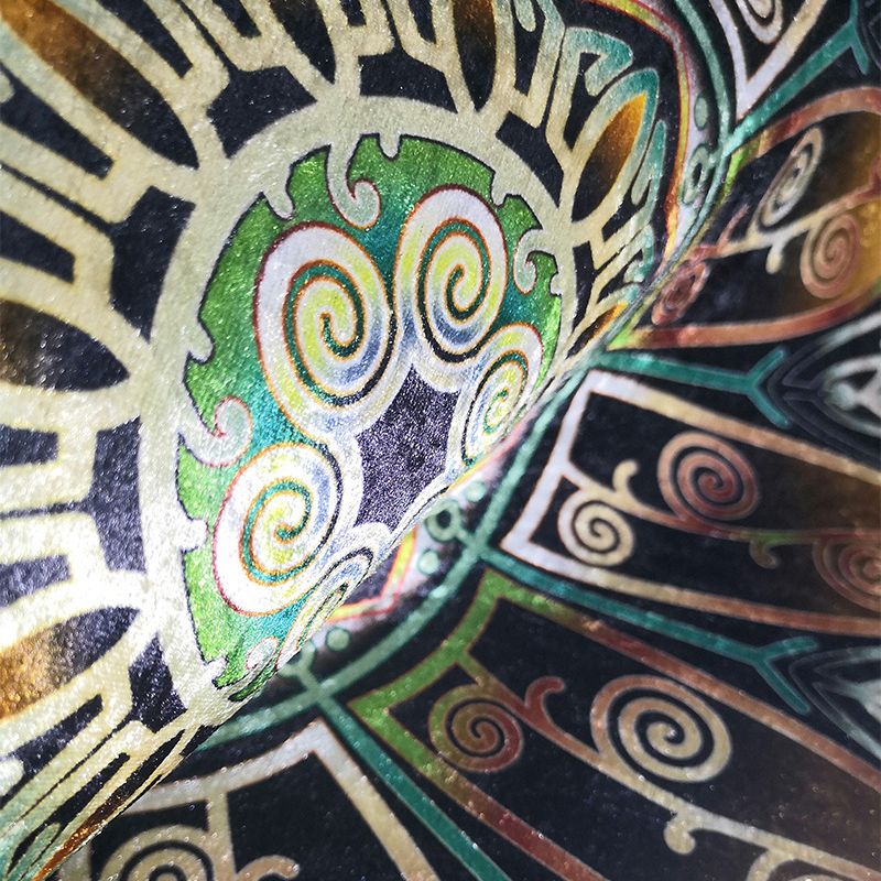 Black Modern Area Rug Polyester Flower Pattern Area Carpet Stain Resistant Rug for Home Decor