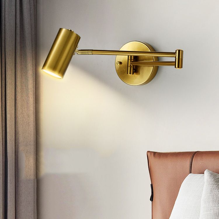 Geometric Shade Metal Wall Sconce Modern Style 1 Light Wall Mount Light Fixture