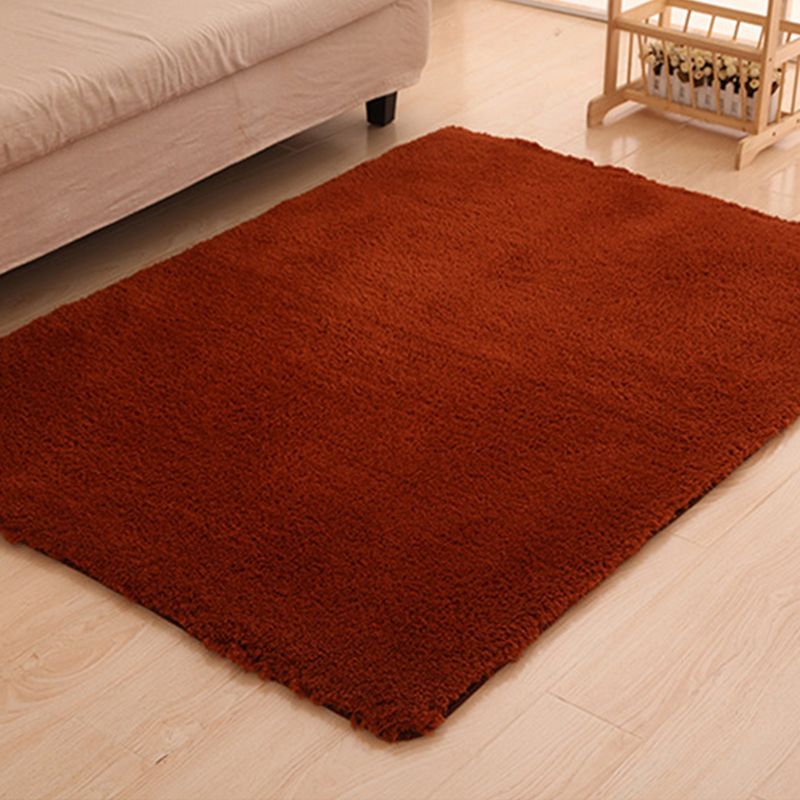 Multicolor Nordic Indoor Rug Faux Fleece Plain Carpet Machine Washable Pet Friendly Rug for Great Room