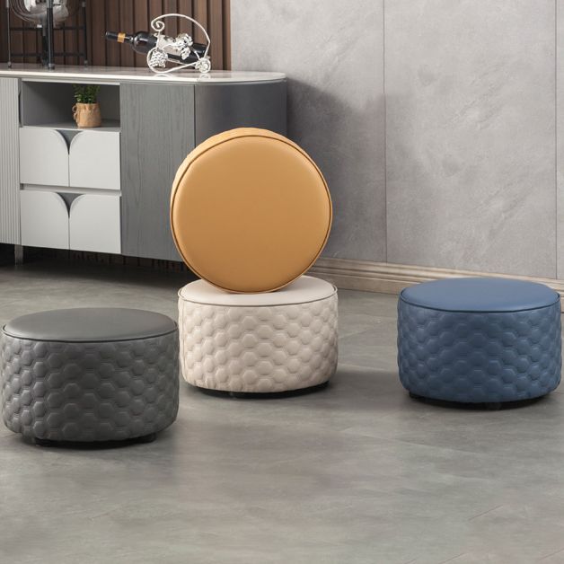 Hexagonal Pattern Water Resistant Standard Modern Orange for Drawing Room