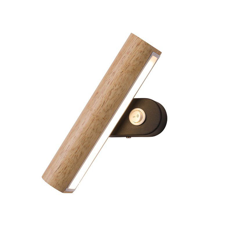 Rotatable Wall Lamp 1-Light LED Wall Mount Lamp with Acrylic Shade for Bedroom