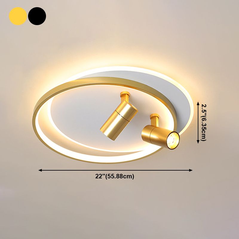 Plafoniera moderna a LED Faretto Design Lampada da incasso in alluminio per camera da letto