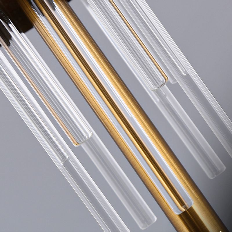 Tambour-tissu lampe de chevet de nuit vintage Éclairage de table de salle d'étude unique avec tige de cristal en blanc