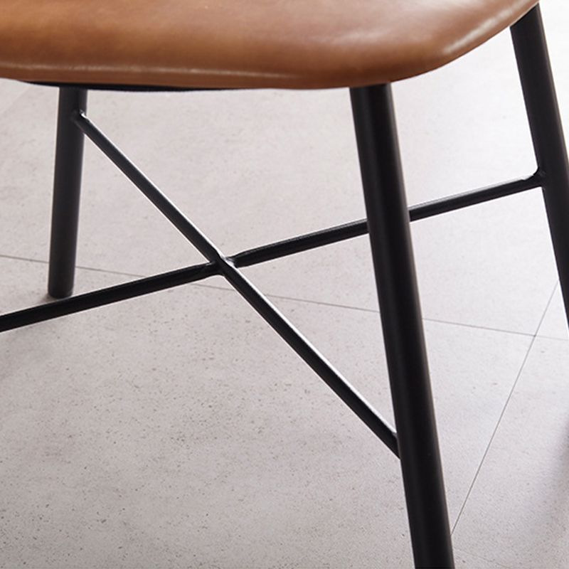 Indoor Side Chair Leather Modern Dining Chair for Dining Room