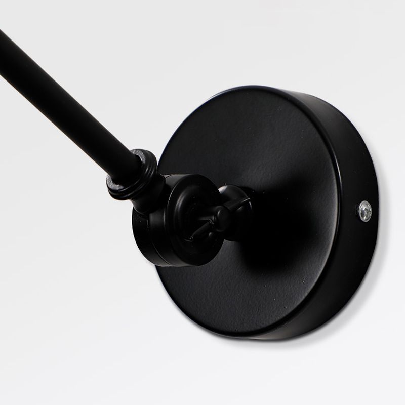 Contemporary Metal Wall Sconce Minimalist Wall Light Fixture with Adjustable Arm