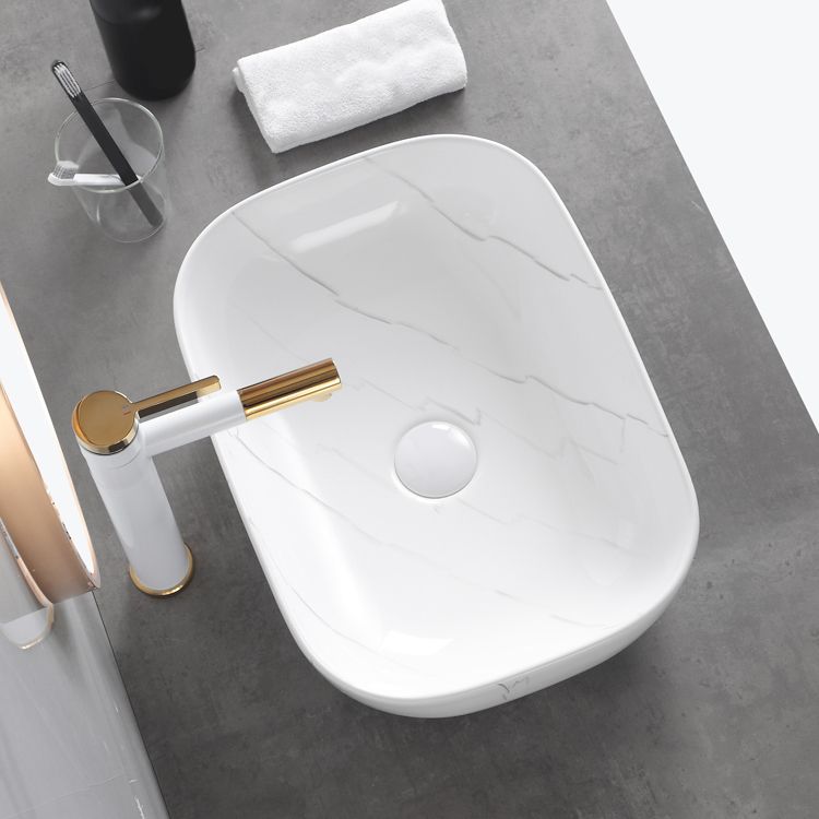 Classic Style Bathroom Sink Stainless Steel Dirt Resistant Bathroom Sink