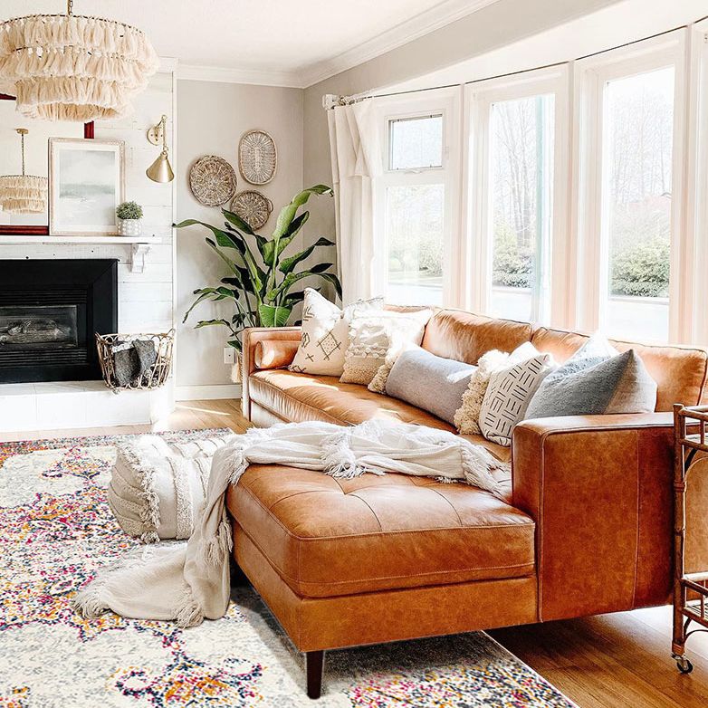 Nostalgia Médalon Carpet Multicolor Polyester tapis anti-glissement