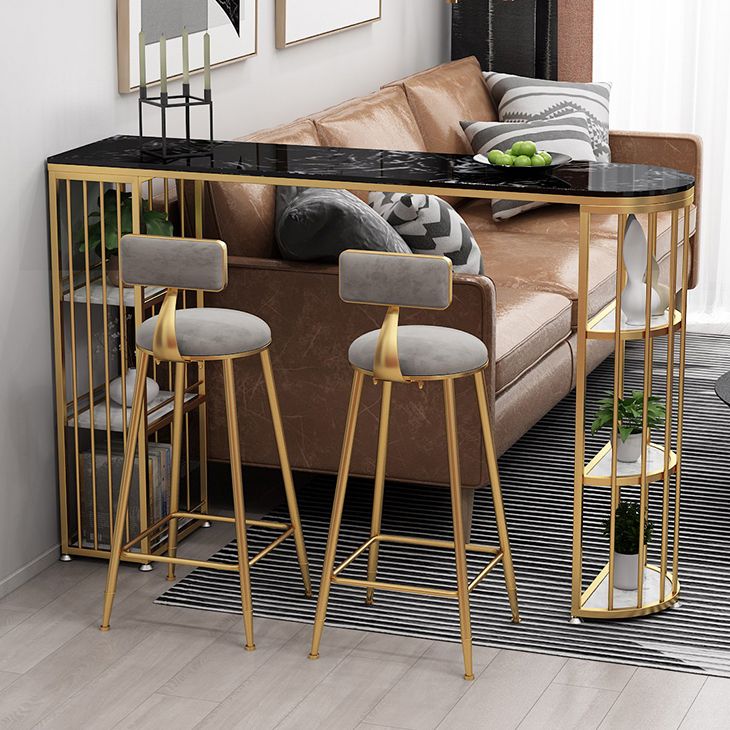 Glam Pub Table Specialty 41-inch Bar Height Bar Table for Small Places