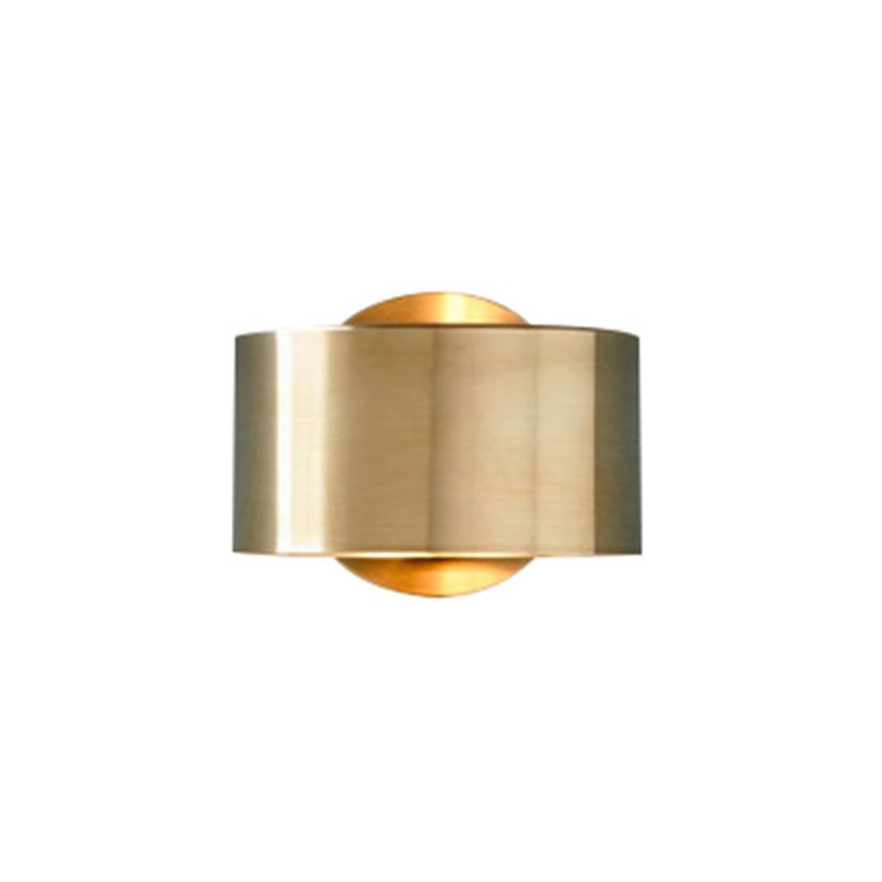 Lampada da parete con cerchio in metallo oro SCONCE DELLA LAMPO DI SCONCE PER LA SOGGIO
