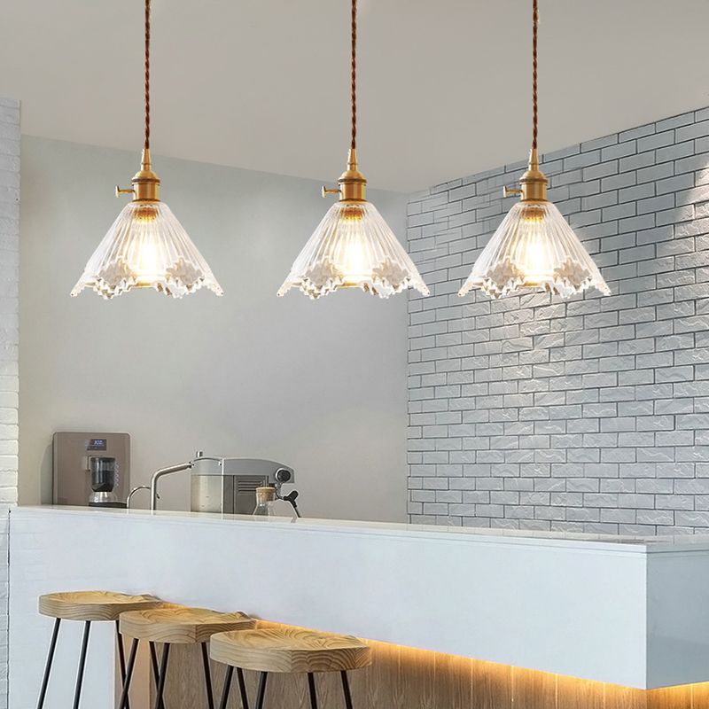 Glass de style moderne suspension d'éclairage de pendentif créatif