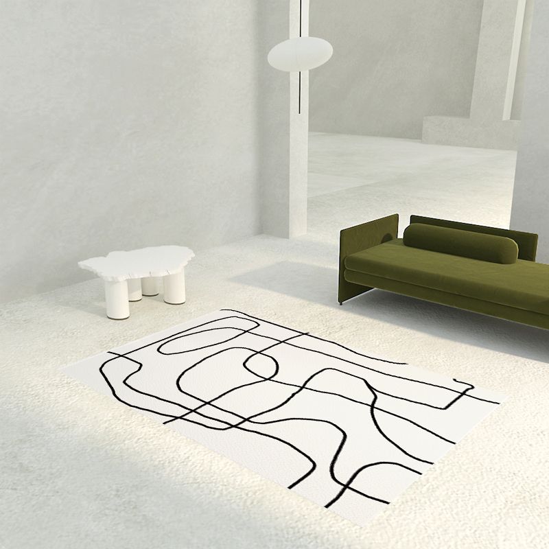 Leisure Area Carpet Funky Washable Area Rug Stain PVC Resistant Carpet for Home Decor